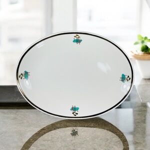 Carrickfergus Golf Club Restaurantware Serving Platter with Golf Themed Accents